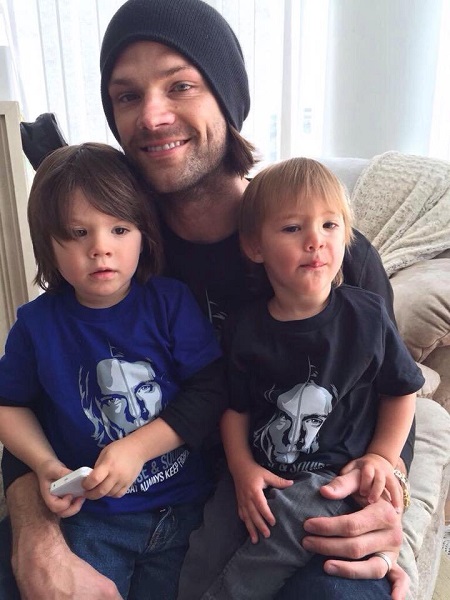 Jared Padalecki with his sons