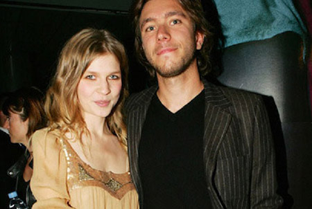 Clemence Poesy with her Fiance Emeric Glayse