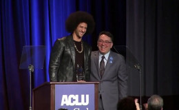 NFL Player Colin Kaepernick Honored At The Star-Studded ACLU Bill of Rights Dinner, Stars Talk About Equality and Sexual Assault