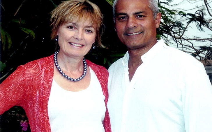 Bbc Presenter George Alagiah Wife Frances Robathan Happy Married See