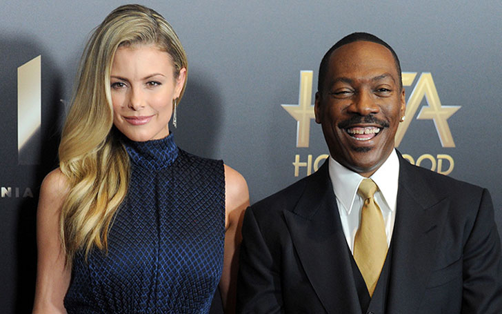 Paige Butcher and Eddie Murphy welcoming baby