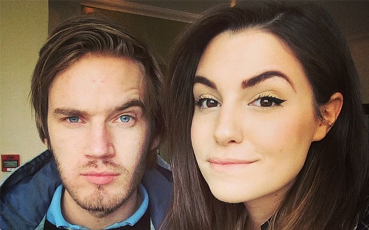 Cutie Pie Marzia and PewDiePie in a good relationship 