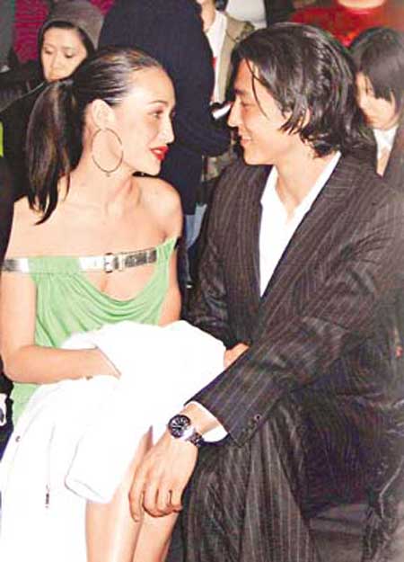 Daniel Henney's relationship with his ex-girlfriend Maggie Q.