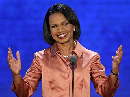 American political scientist Condoleezza Rice