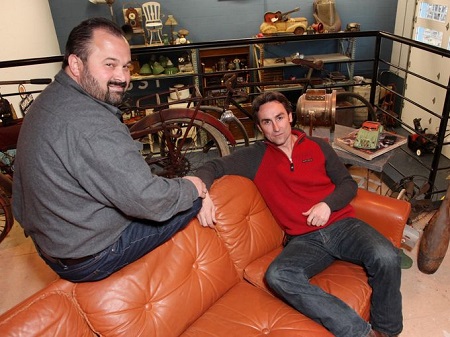 Frank Fritz and Mike Wolfe in the show ‘American Pickers’