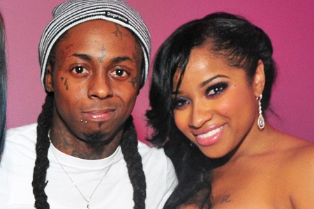 Toya Wright with ex-husband rapper Lil' Wayne