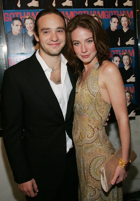 Lynn Collins and actor Charlie Cox in an event