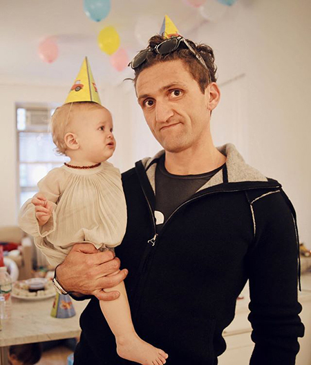 Casey Neistat with daughter Francine