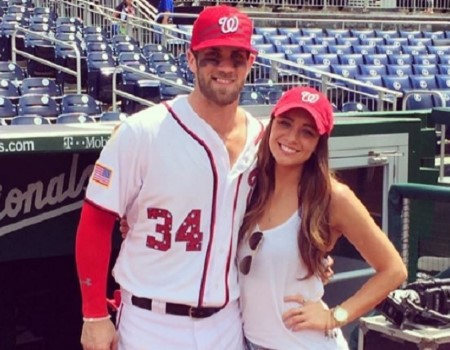 Baseball Player Bryce Harper Is Married To Wife Since 2016; The Duo ...