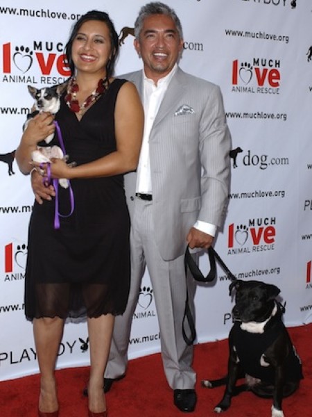 Cesar Millan with his former wife Ilusion Millan. 