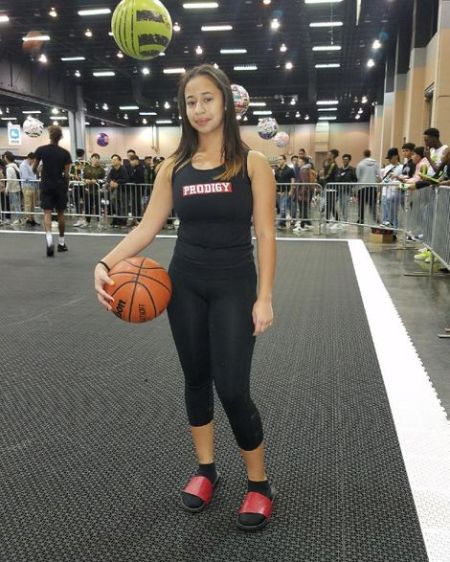 Jaden Newman is 9 years old and a girls varsity basketball 