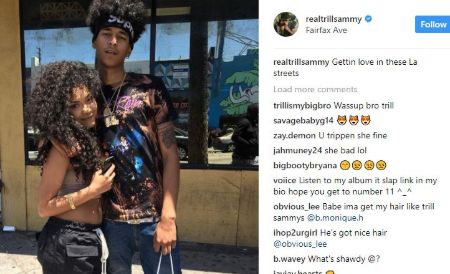 Trill Sammy was rumored to be dating Znuie, Wiki NetWorth