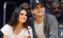 Actor Ashton Kutcher and Wife Mila Kunis are seen hanging out with their two children: Happy family of four
