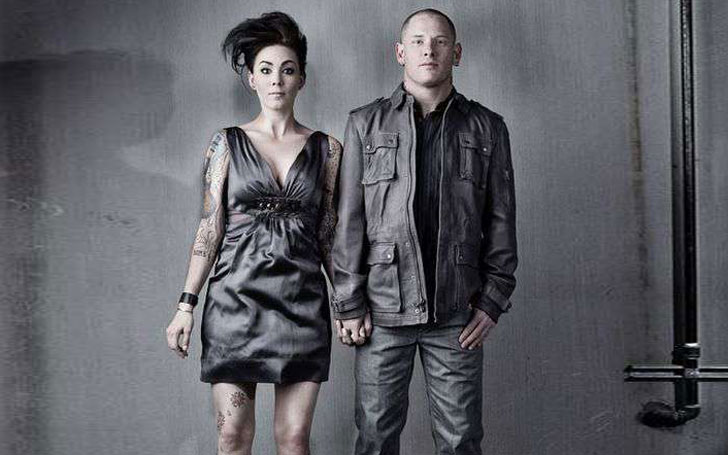 Corey Taylor with Girlfriend Alice Dove 