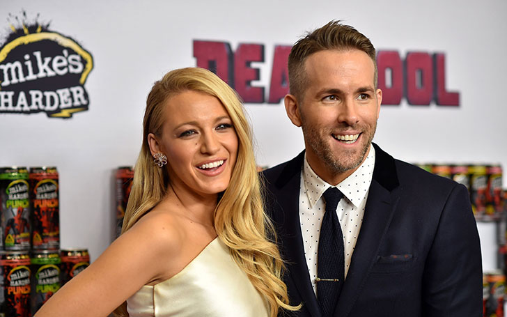 Blake Lively and Ryan Reynolds daughter James Reynolds; born in 2015 after couple married in 2012.