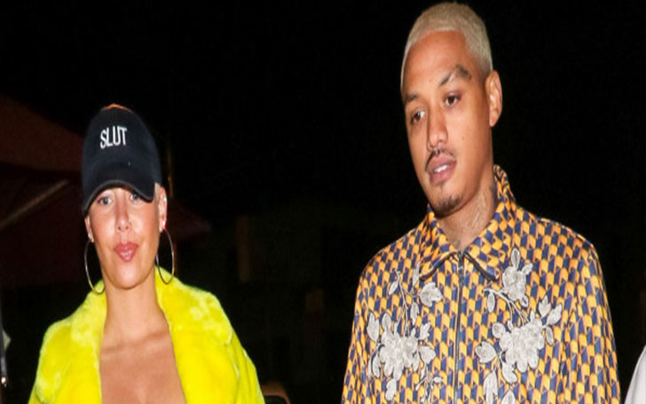 Surprise! Surprise! Amber Rose and her Boyfriend Alexander 'AE' Edwards is Expecting a Baby Boy 
