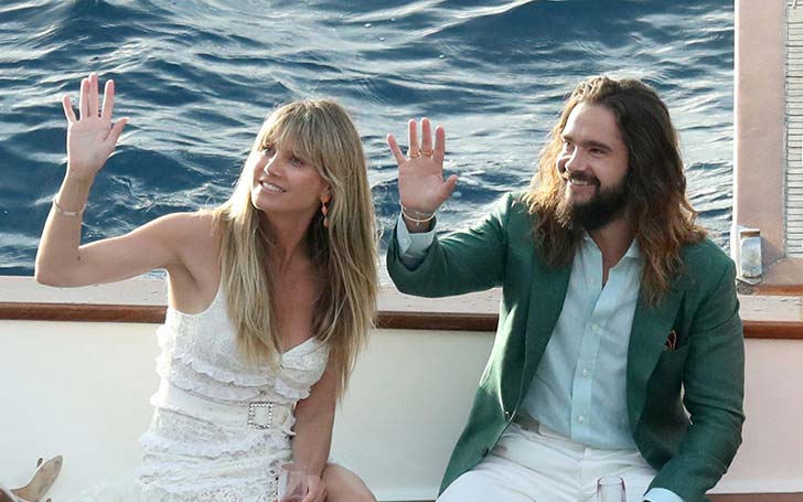 America's Got Talent Judge, Heidi Klum and Her Husband Tom Kaulitz Shares a Romantic Kiss in Post Wedding Festivities!