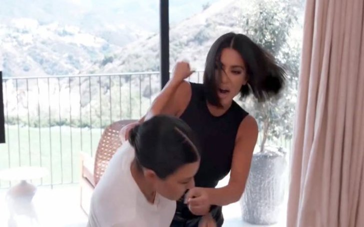 The Real Root Behind Kim Kardashian & Kourtney Kardashian Physical Fight